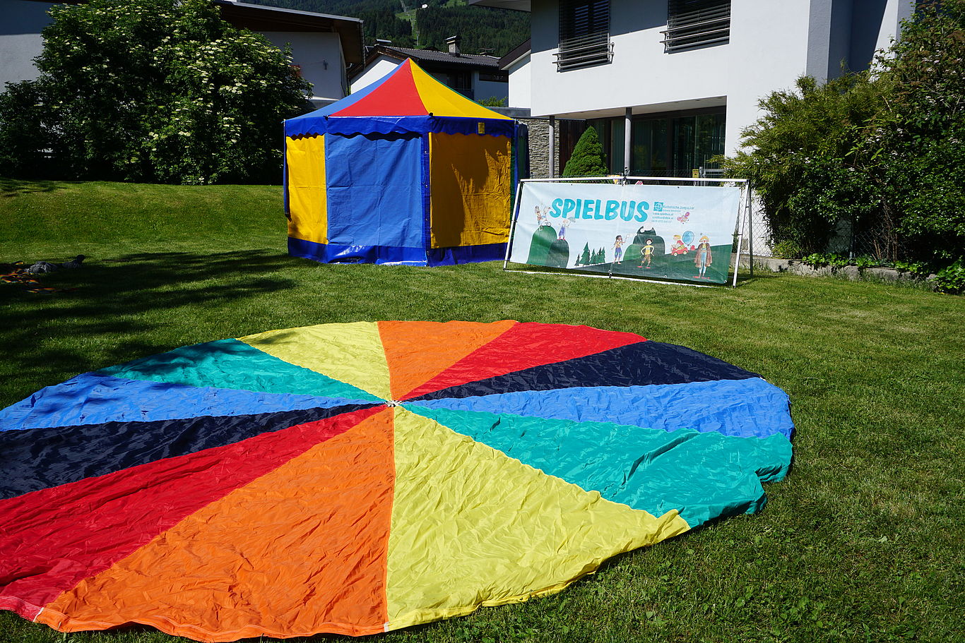Fallschirm, Schwungtuch